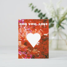 Weiße Herz auf rotem anpassbaren flachen Valentins