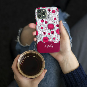 Weiße Herzchen Blume Blumenname iPhone 16 Hülle