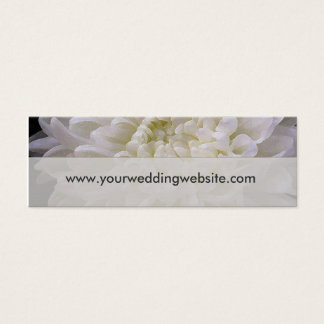 Weiße Hochzeitskarten