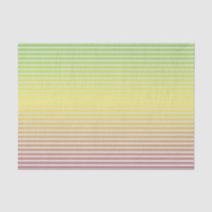 Weiße horizontale Streifen auf einem pastellfarben Seidenpapier