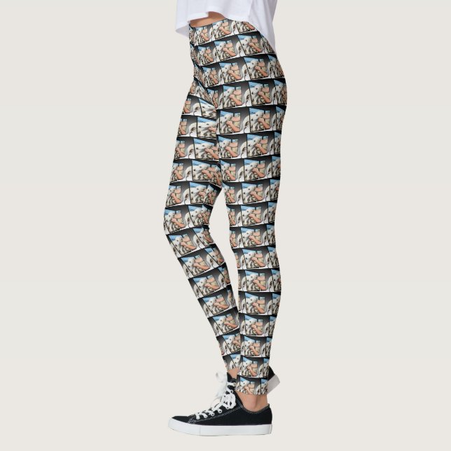 Weiße Hunde Abmessungen Art, Leggings (Links)