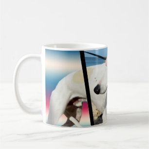 Weiße Hunde Abmessungen Art, Tasse