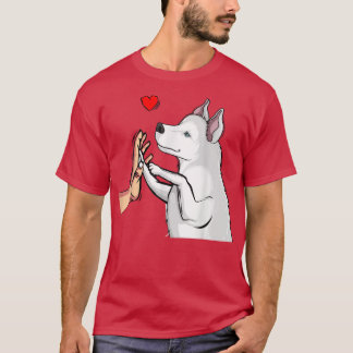 Weiße Husky-Liebe, Niedliche Hunde Mama Girls T-Shirt