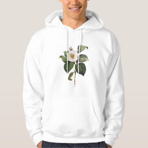 Weiße Kamelie Hoodie