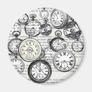 Weiße Kaninchen-Alice im Wunderland Magnet