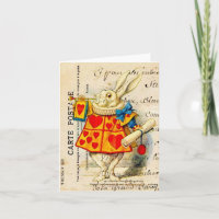 Weiße Kaninchen-Märchenland-Karte