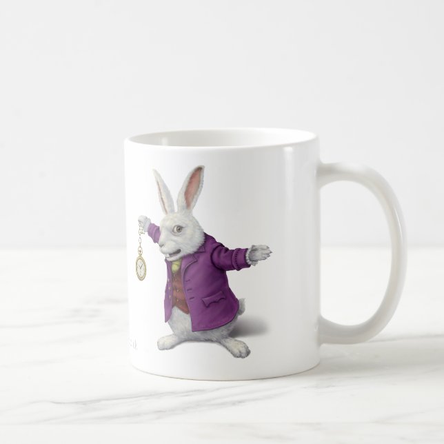 Weiße Kaninchen-Tasse Tasse (Rechts)