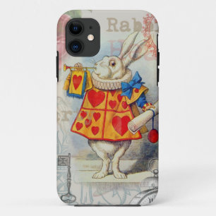Weiße Kaninchenherzen Alice Klassiker Case-Mate iPhone Hülle