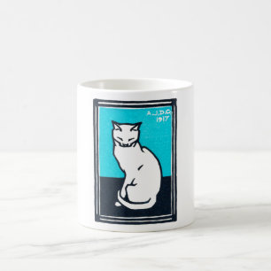 Weiße Katze, Julie de Graag Kaffeetasse