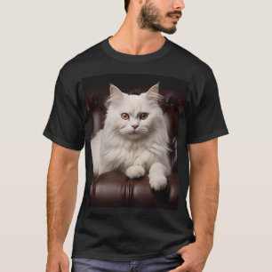 Weiße Katze T-Shirt