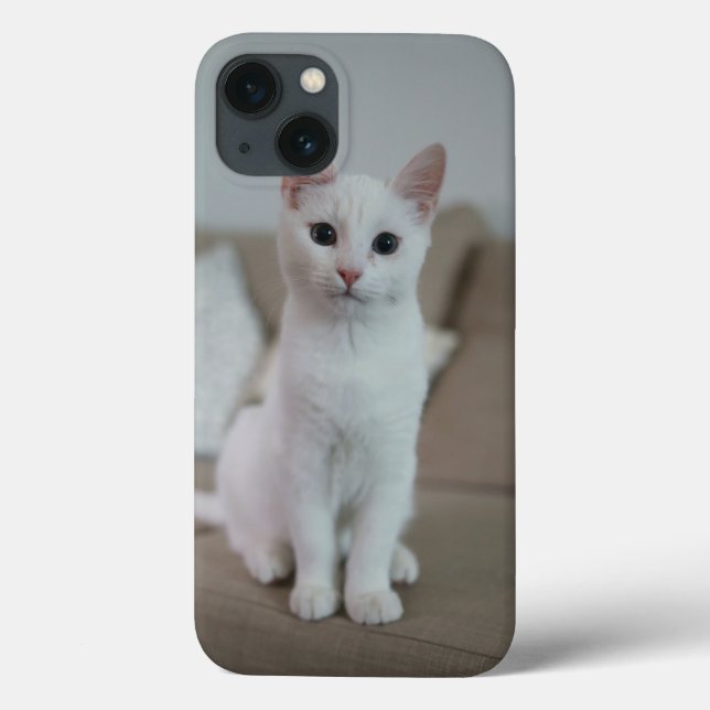 Weiße Katze | Zazzle_Growshop. Case-Mate iPhone Hülle (Rückseite)