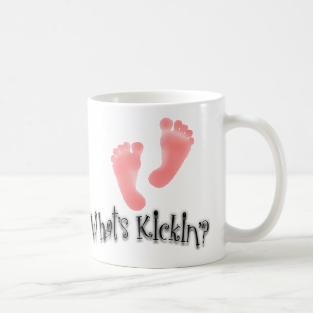 Weiße Kickin'? Tasse für tummomy.com (Rechts)