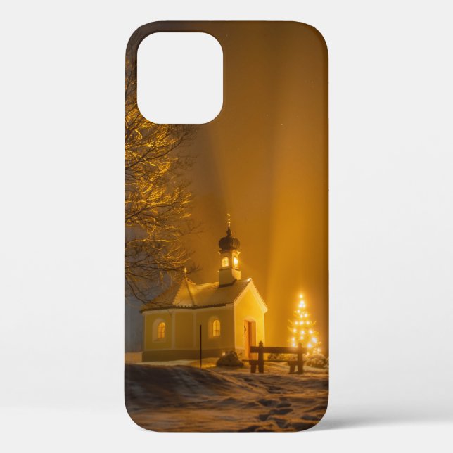WEISSE KIRCHE UND BROWN Case-Mate iPhone HÜLLE (Rückseite)
