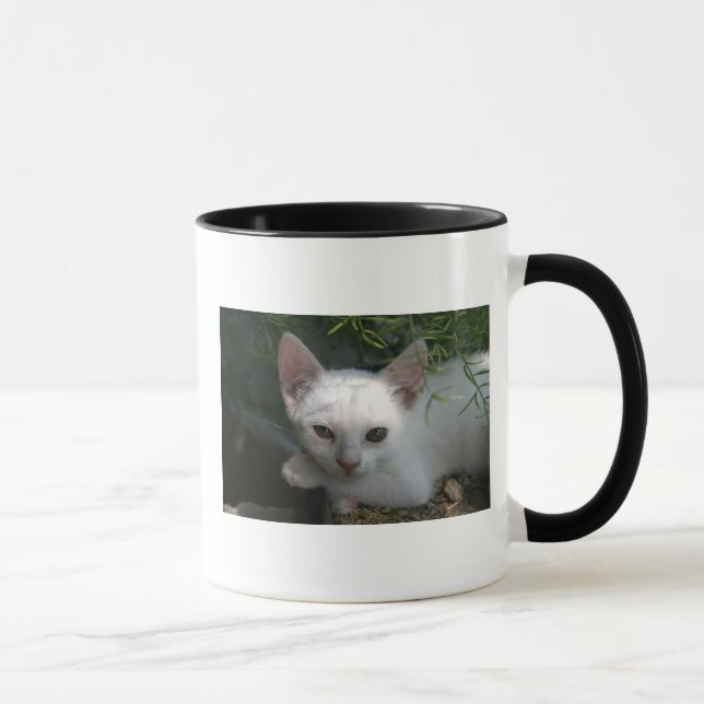 Weiße Kitty-Tasse Tasse (Rechts)
