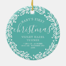 Weiße Kleider | Aquamarines Baby's First Christmas