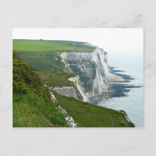 Weiße Klippen von Dover, England Postkarte