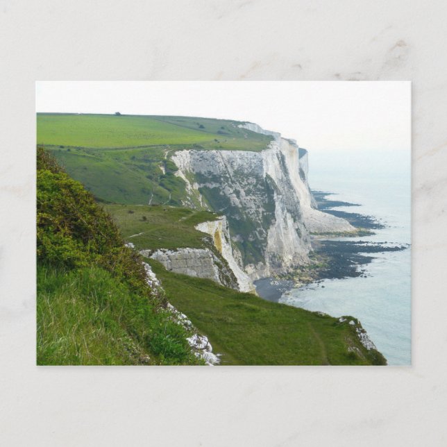 Weiße Klippen von Dover, England Postkarte (Vorderseite)