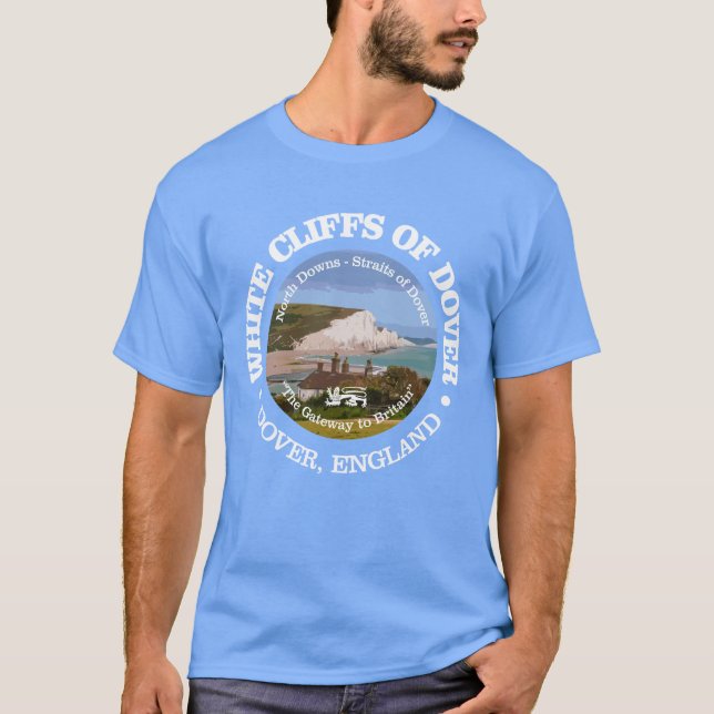 Weiße Klippen von Dover (rd) T-Shirt (Vorderseite)