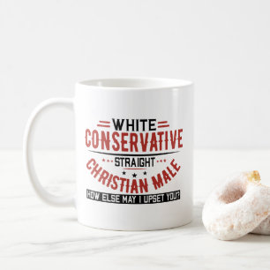 Weiße konservative Tasse