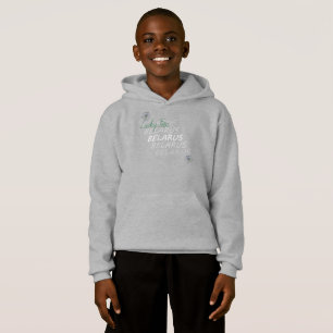 Weisse Kornblume Belarus Hoodie