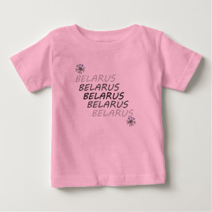 Weisse Kornblume Nationalbelarus Baby T-shirt