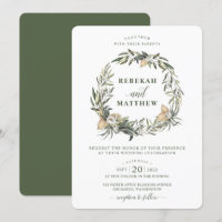 Weiße Kräne | Einladung zur Hochzeit