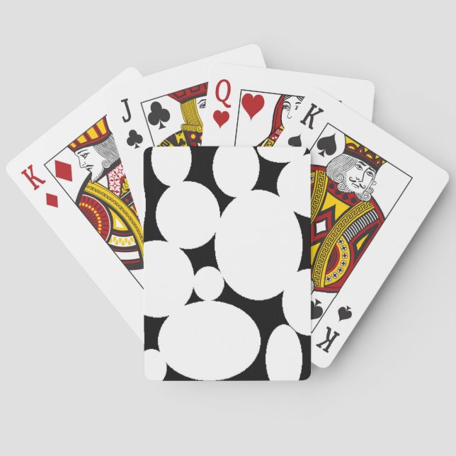 WEISSE KREISE SPIELKARTEN (Rückseite)