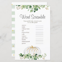 Weiße Kürbisgrün Blütensprecher