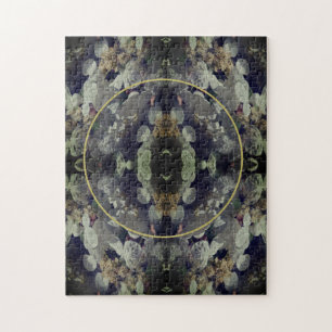 Weiße Lacecap Hydrangea Rahmen hinzufügen Ihr Foto Puzzle