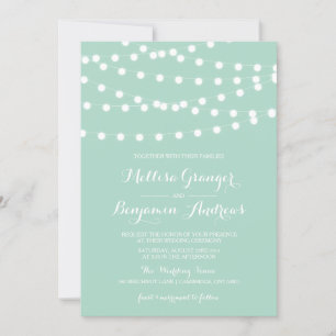 Weiße Lampen   Einladung zur Münzhochzeit