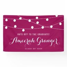 Weiße Lampen | LILA ABSCHLUSS