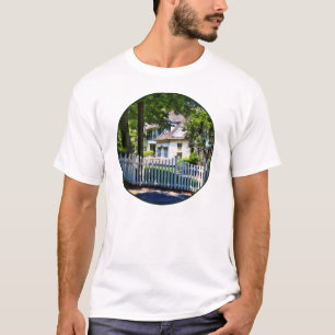 Weiße Lattenzaun T-Shirt