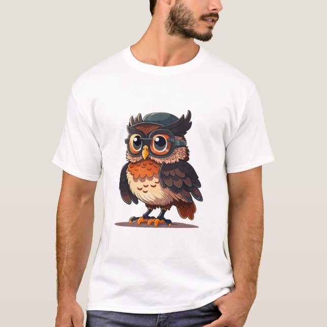 Weiße Laune: Das scholare Schaf T-Shirt (Vorderseite)