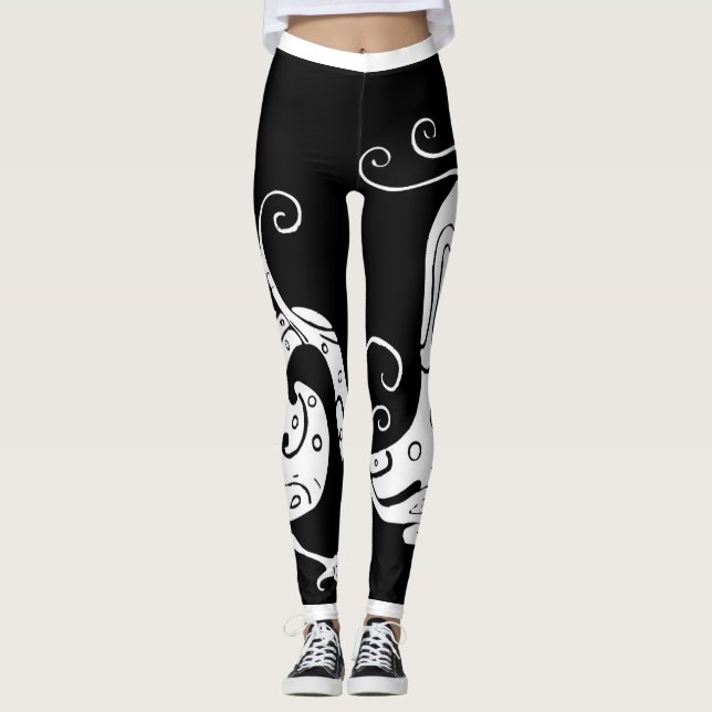 Weiße Leggings (Vorderseite)