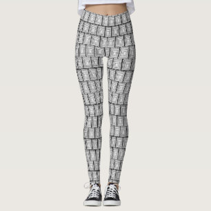 Weiße Leggings
