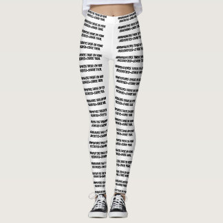 weiße Leggings: "Manipulatoren gedeihen auf.." Leggings