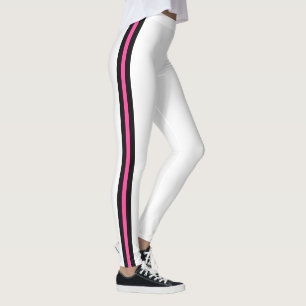 Weiße Leggings mit einer individuellen Farbgestalt