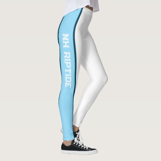 Weiße Leggings mit "NH Riptide" (Rechts)
