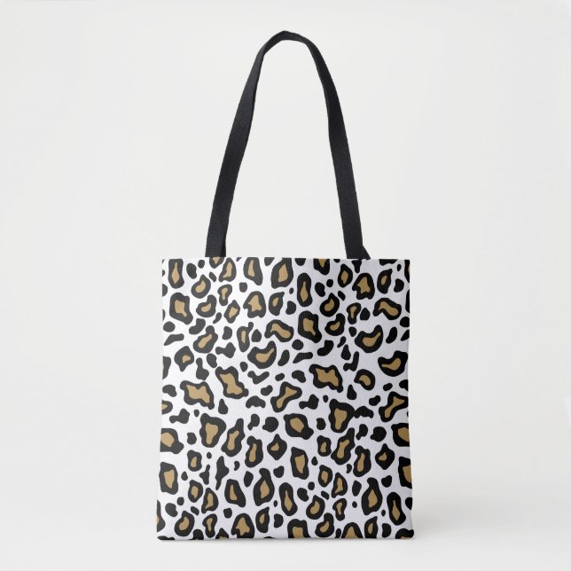 Weiße Leopard-Tasche (Vorderseite)