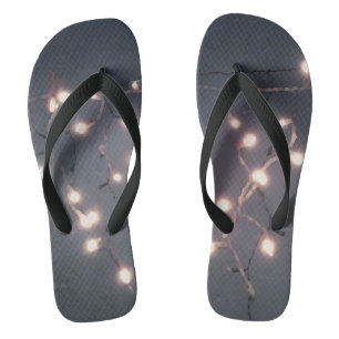 Weiße Lichter Flip Flops