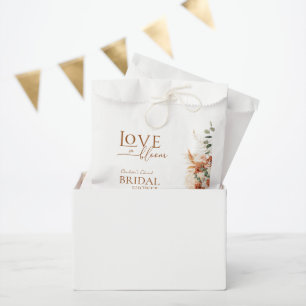 Weiße Liebe Bloom Boho Terracotta Brautparty Geschenktütchen