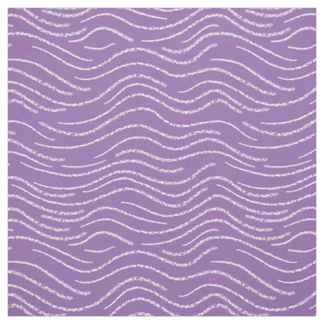 Weiße, Lila, weiße Strippenschreiber Stoff (Muster)