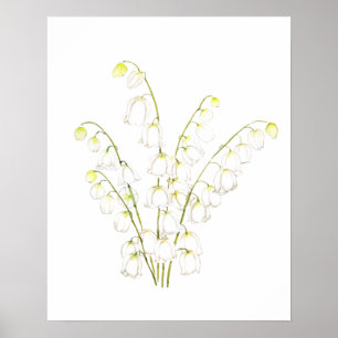 Weiße Lilie des Tals 2021 Poster