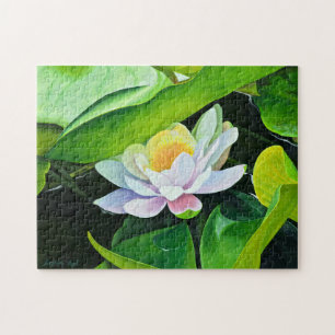 Weiße Lilie Puzzle