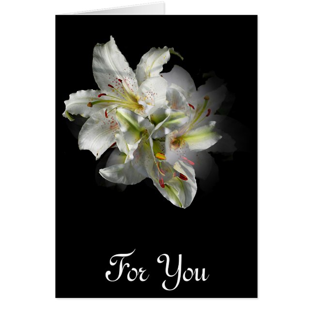 Weiße Lilien-Fantasie (Vorne)