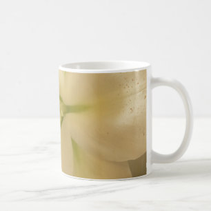 Weiße Lillum-Blume 325 ml Klassischer weißer Beche Tasse