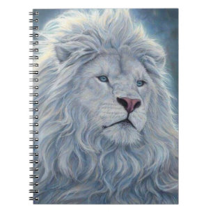 Weiße Lion Notizblock