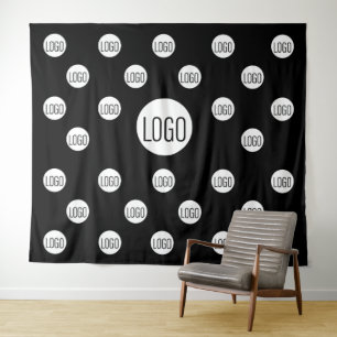 Weiße Logos für schwarze Unternehmen, Schritt und Wandteppich