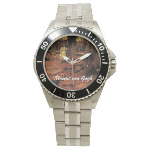Weiße Mädchen im Wald, Vincent van Gogh Armbanduhr