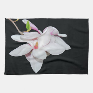 Weiße Magnolie Geschirrtuch